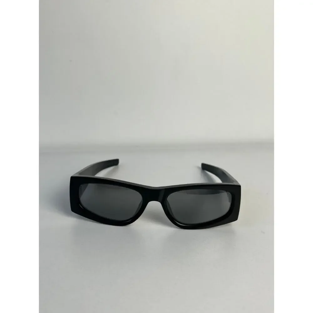 NEW Saint Laurent SLM140/F Black Silver Sunglasses